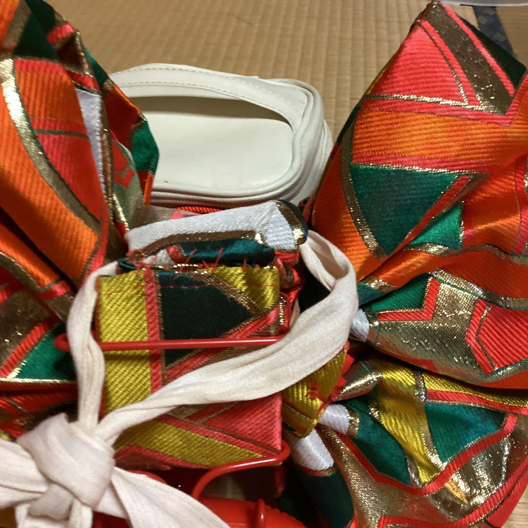 七五三七歳用のフルセット　帯幅17センチ　草履21センチ