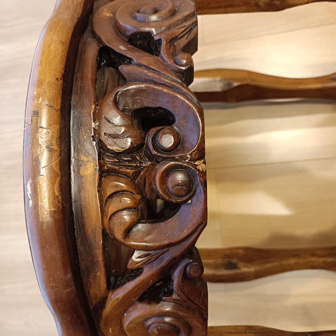 大理石 サイドテーブル 猫脚 アンティーク ヴィンテージ ロココ 飾り 西洋家具