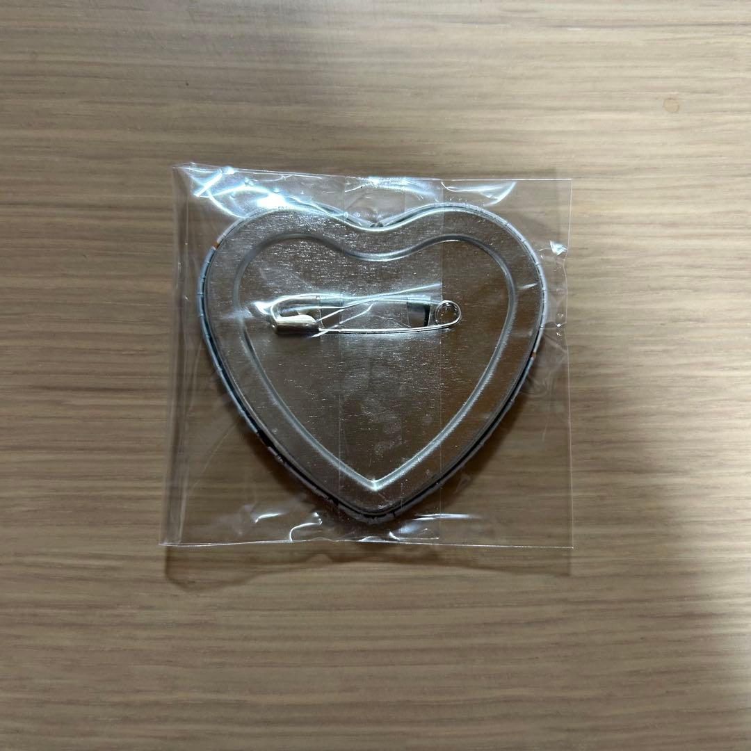 エヴァンゲリオン　綾波レイ　ハート缶バッジ