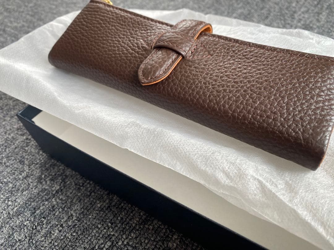 C COMPANY LIMITED ブラウンレザー筆箱