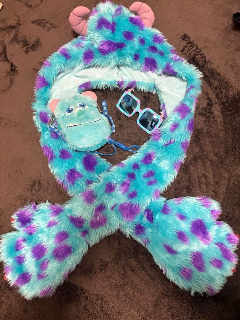 サリーマフラーキャップ　ディズニー　ファンキャップ　ショルダー　サングラス