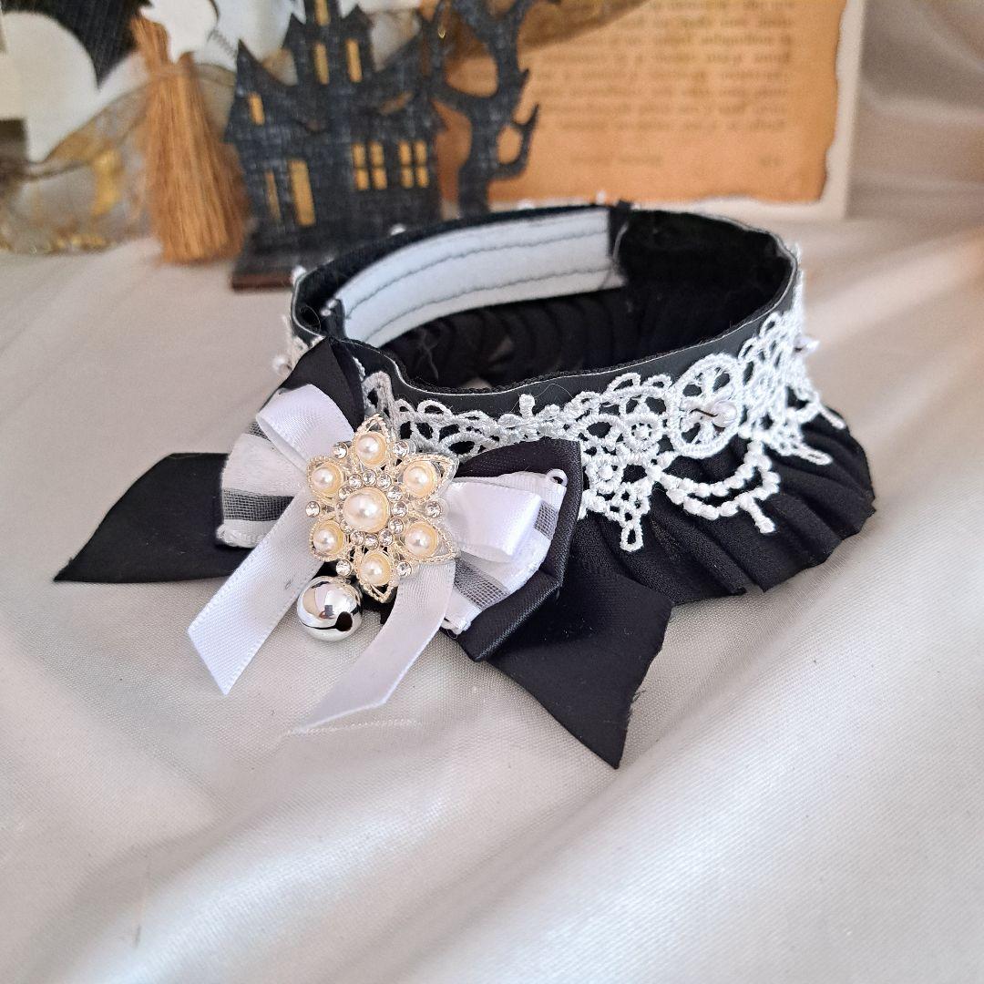 短毛ちゃんにも♥️中世ヨーロッパ風チョーカー(⑤)わんちゃん猫ちゃん用