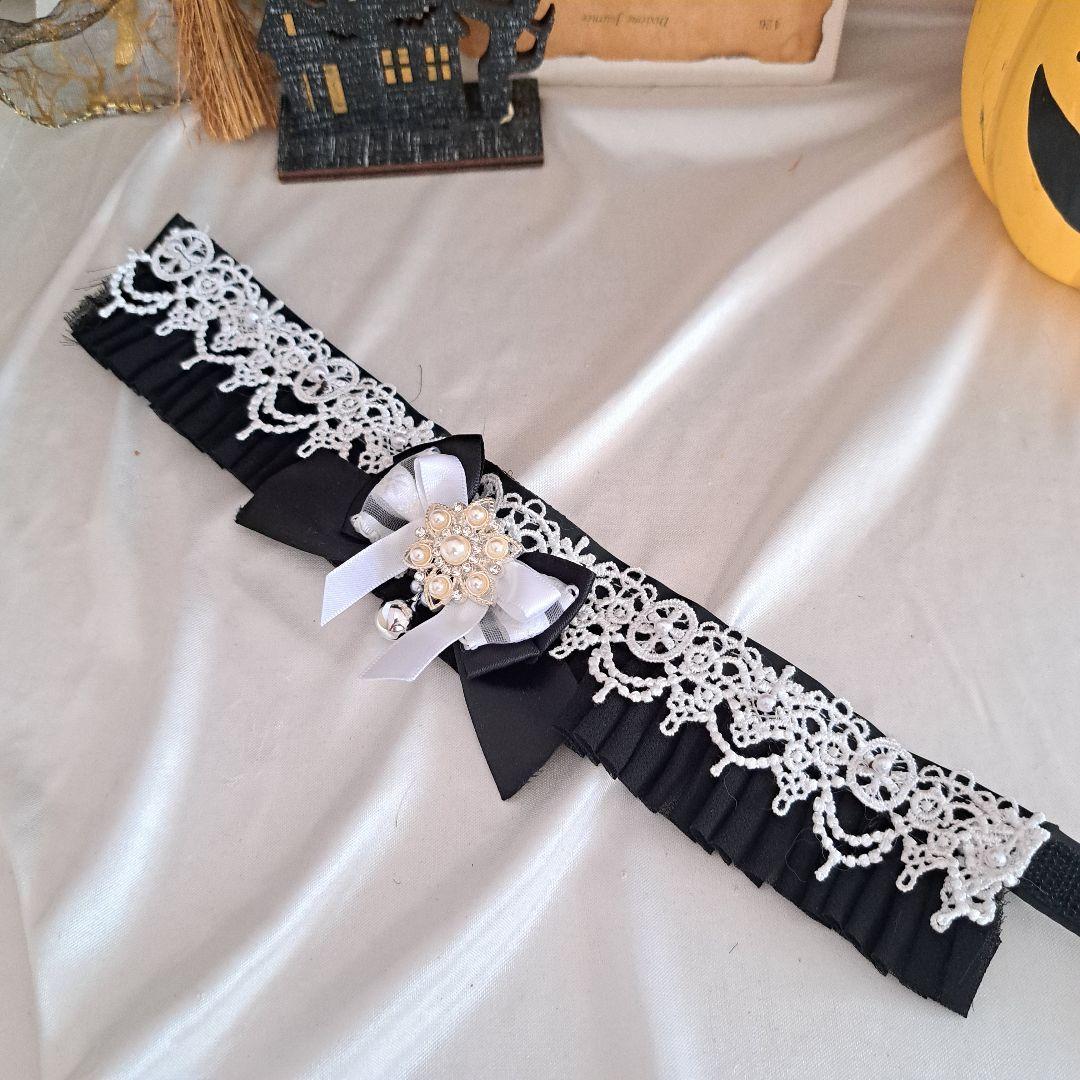 短毛ちゃんにも♥️中世ヨーロッパ風チョーカー(⑤)わんちゃん猫ちゃん用