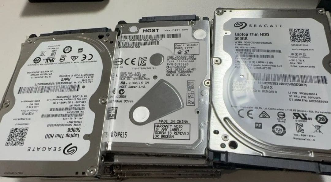 専用出品 メーカー不問　HDD 2.5インチ　500GB　10点セット