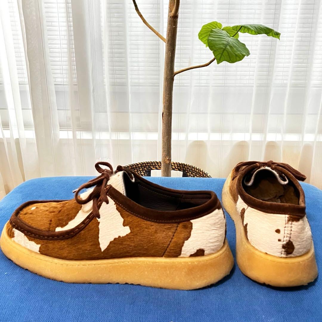 Clarks × ZARA クラークス ザラ ワラビー ハラコ素材 EU44