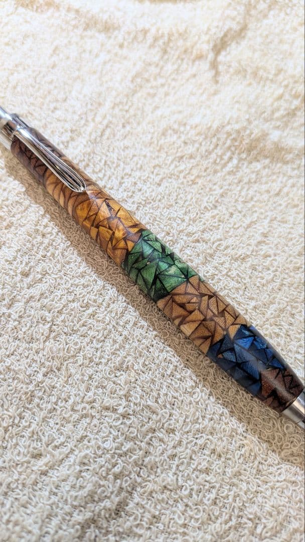 YI工房　ステンドグラスウッド　シャープペン　木軸ペン　抽選販売品　【最終価格】