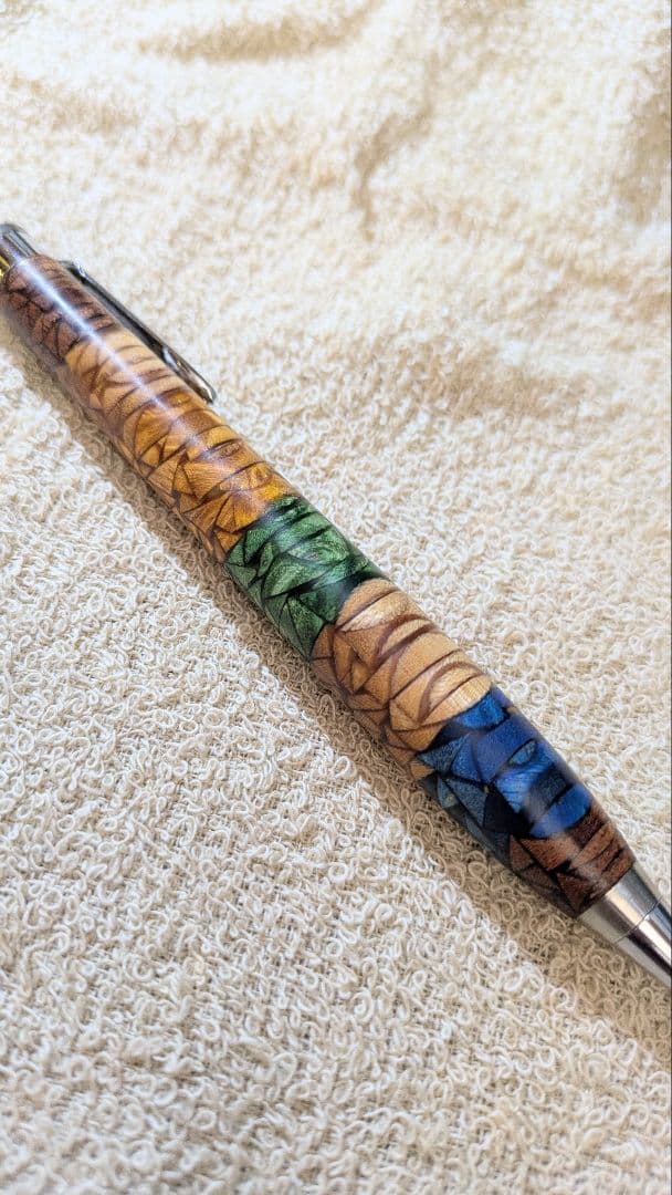 YI工房　ステンドグラスウッド　シャープペン　木軸ペン　抽選販売品　【最終価格】