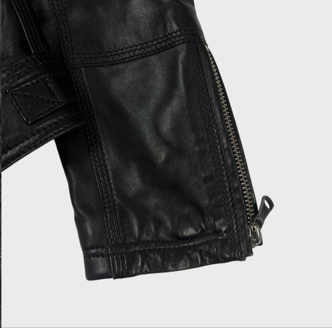 ジャケット・アウター DOLCE&GABBANA leather jacket black D&G