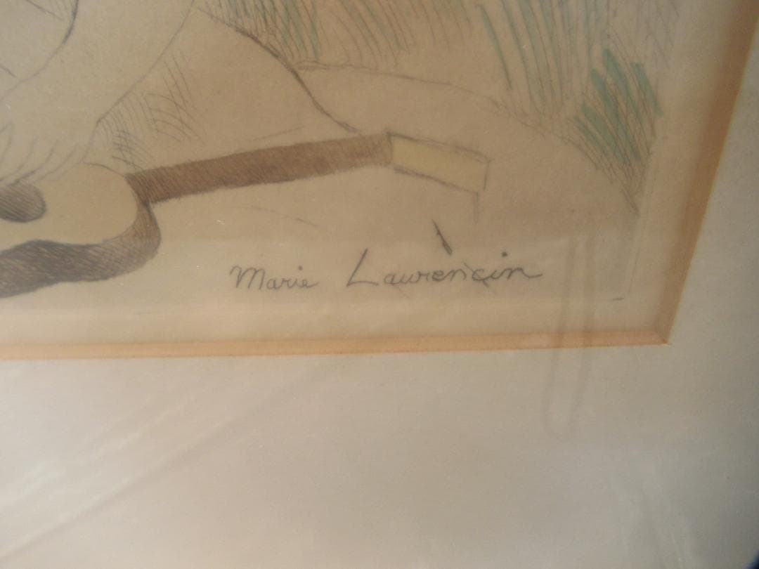 マリーローランサン　リトグラフ