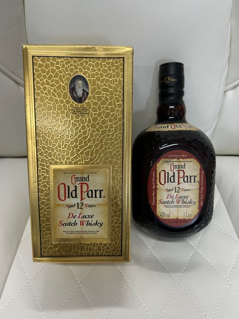 【希少古酒】1980年ボトリング オールド・パー12年箱・説明書付 未開栓