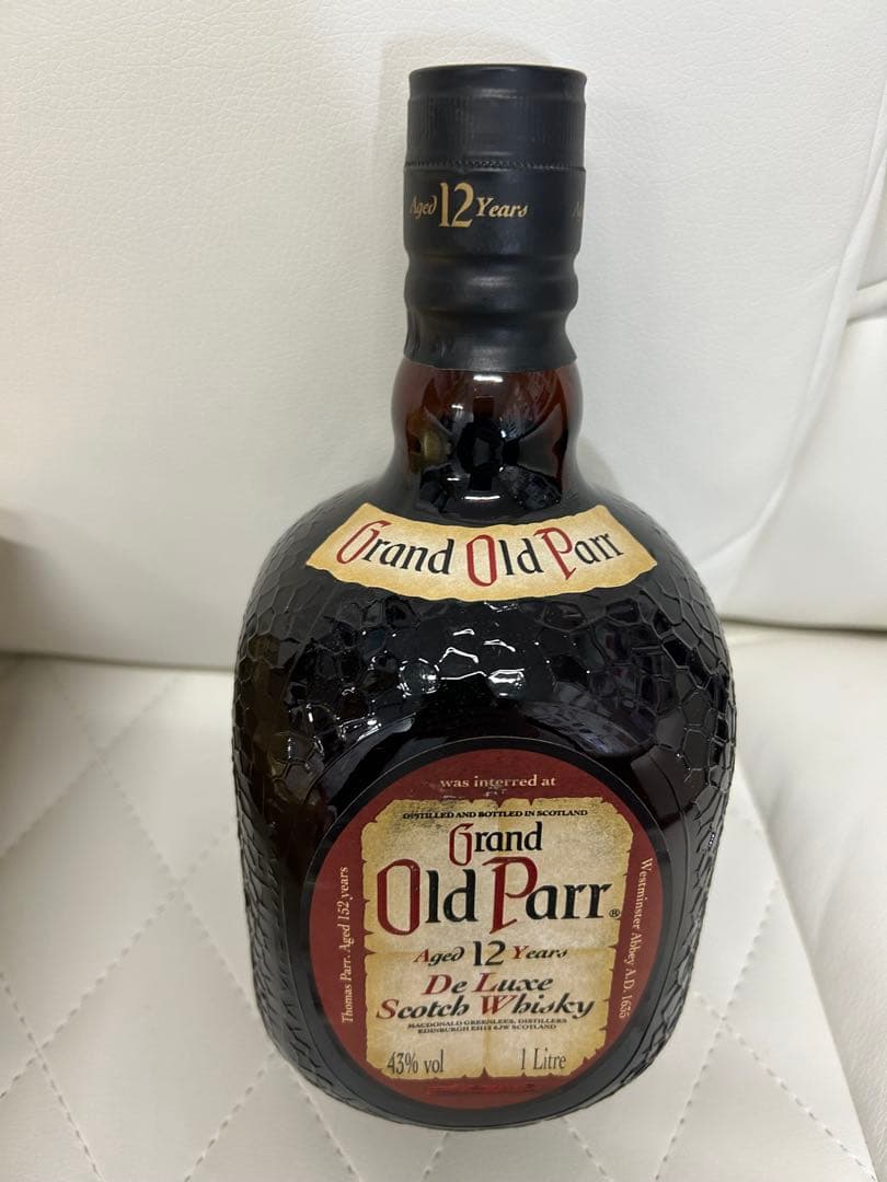 【希少古酒】1980年ボトリング オールド・パー12年箱・説明書付 未開栓