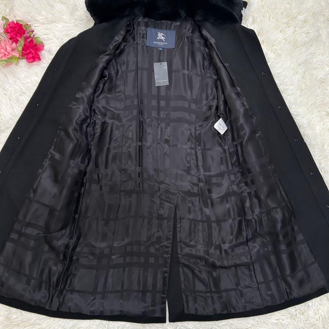 【新品タグ付/L】バーバリーロンドン チェスターコート アウター カシミヤ 黒
