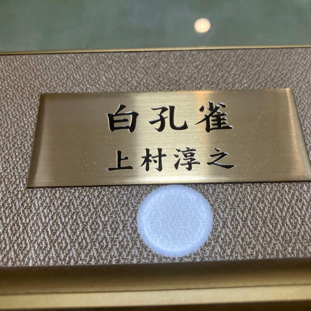 限定 白孔雀 上村淳之 日本画