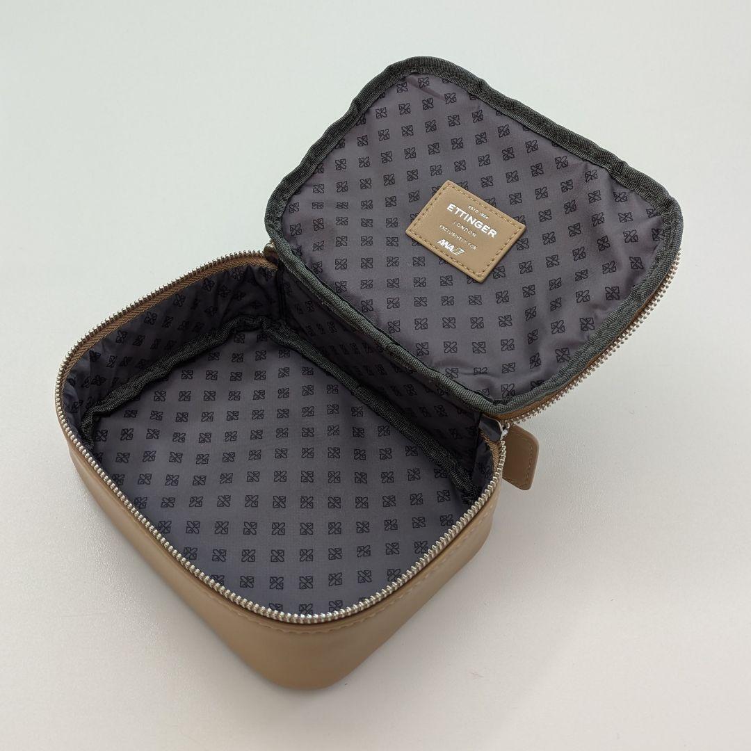 【新品・未使用】エッティンガー　トラベルポーチ　化粧ポーチ　ベージュ　４個セット