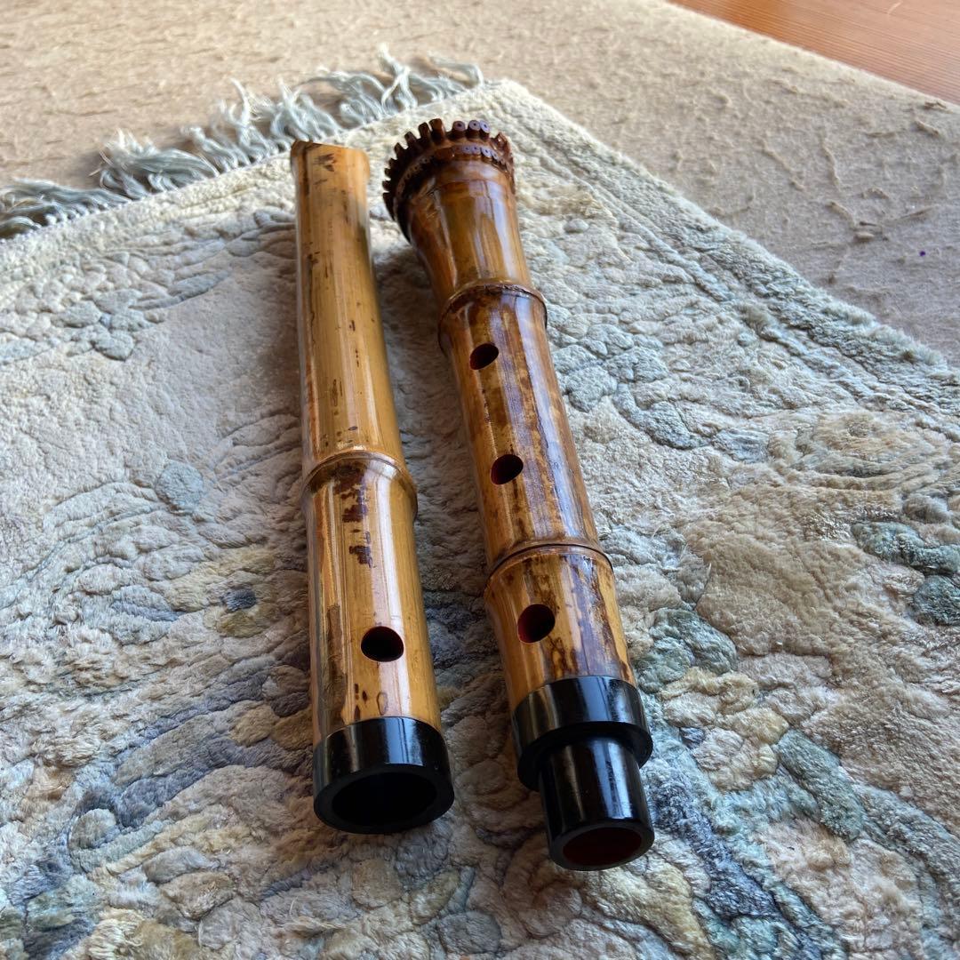 118尺八　大特価一尺九寸管　真山銘二印　大幅値下げ