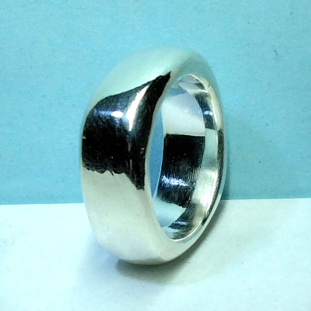 ティファニースクエアクッションリング　13号　新品仕上げ　無傷未使用に近い