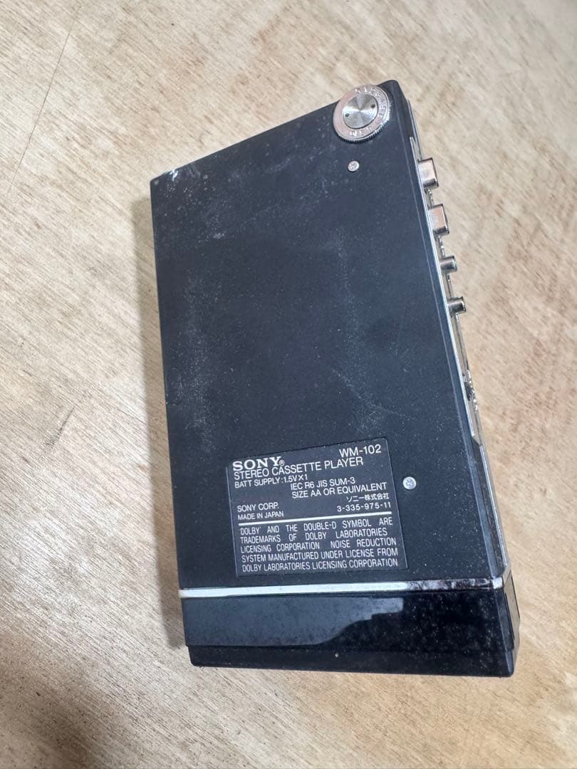 SONY WALKMAN WM-102 動作未確認 ジャンク品