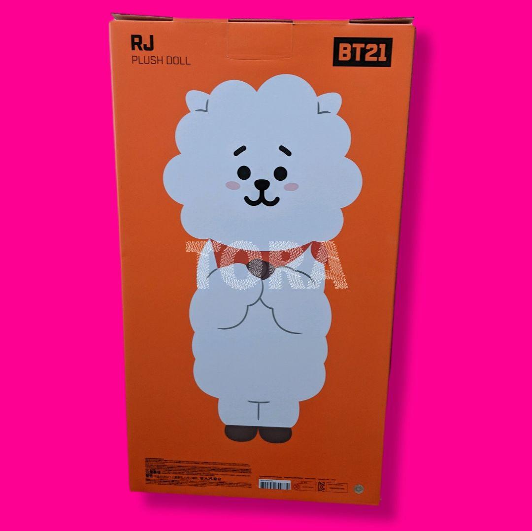 公式 BTS BT21 RJ ジャンボ スタンディングドール ぬいぐるみ