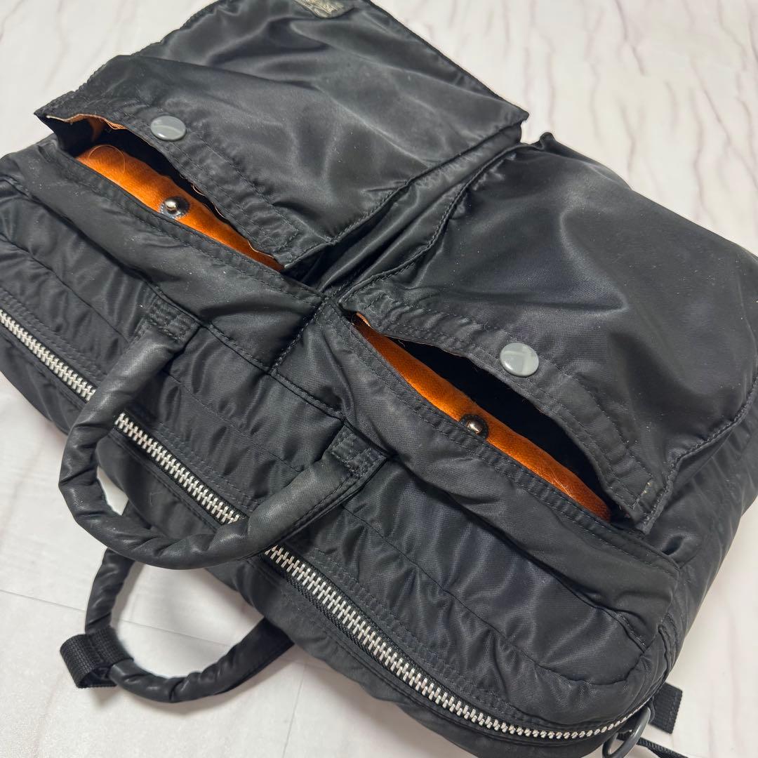 大容量✨PORTER TANKER 3way ビジネスバッグ リュック ブラック