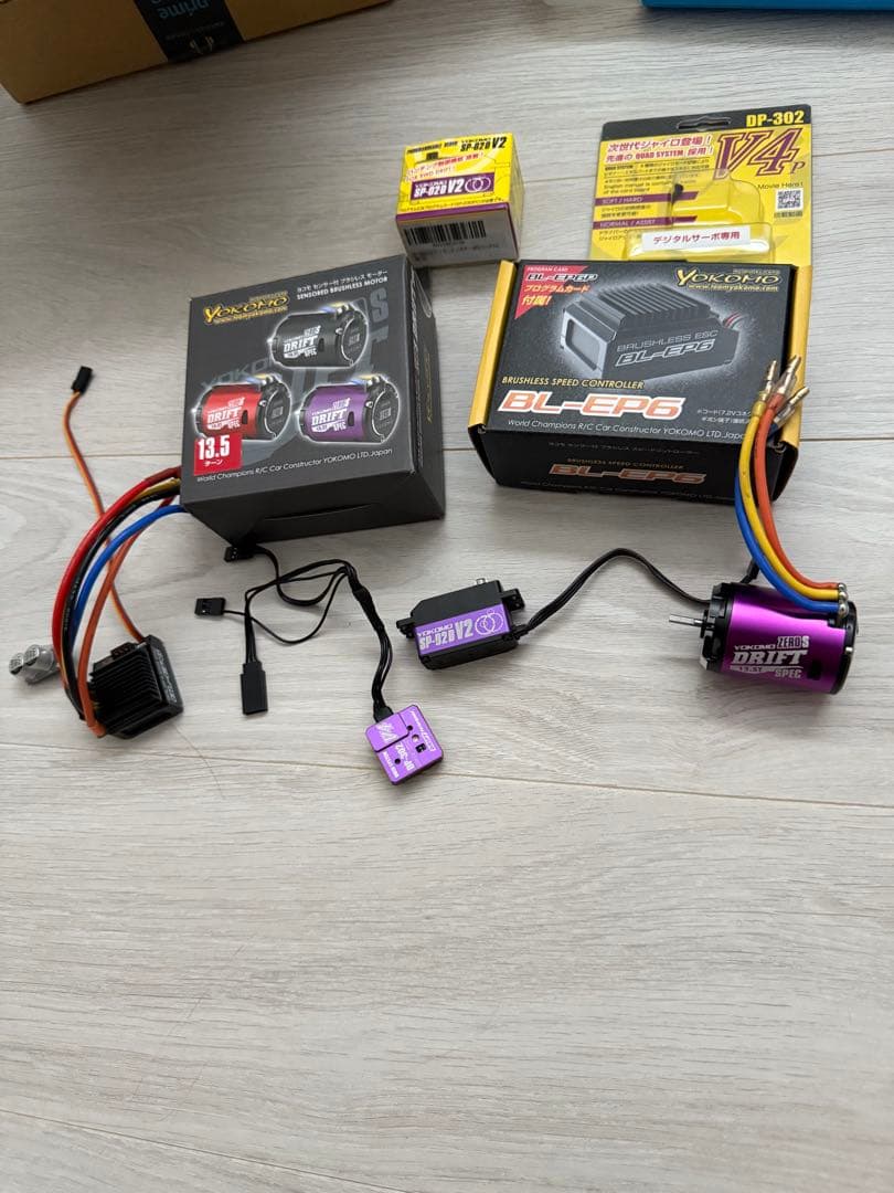 ヨコモ、サーボ、ジャイロ、モーター、アンプ