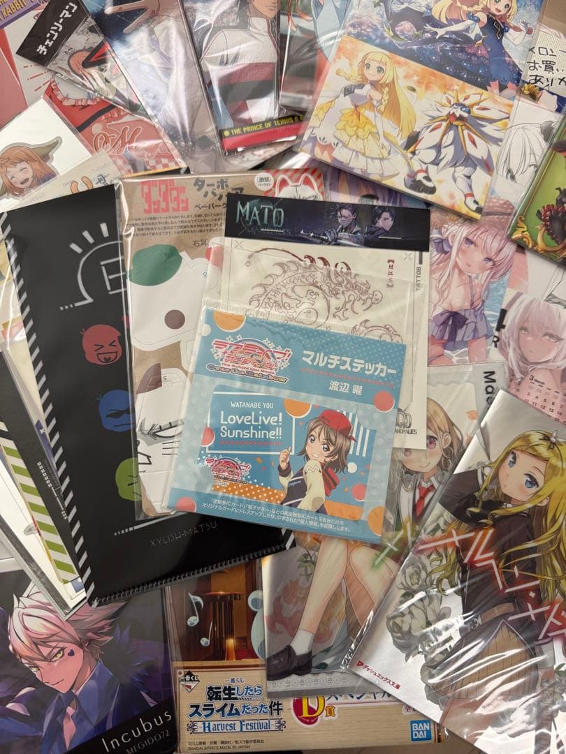 ① アニメグッズ まとめ売り 超大量 紙類・薄物・平物全般