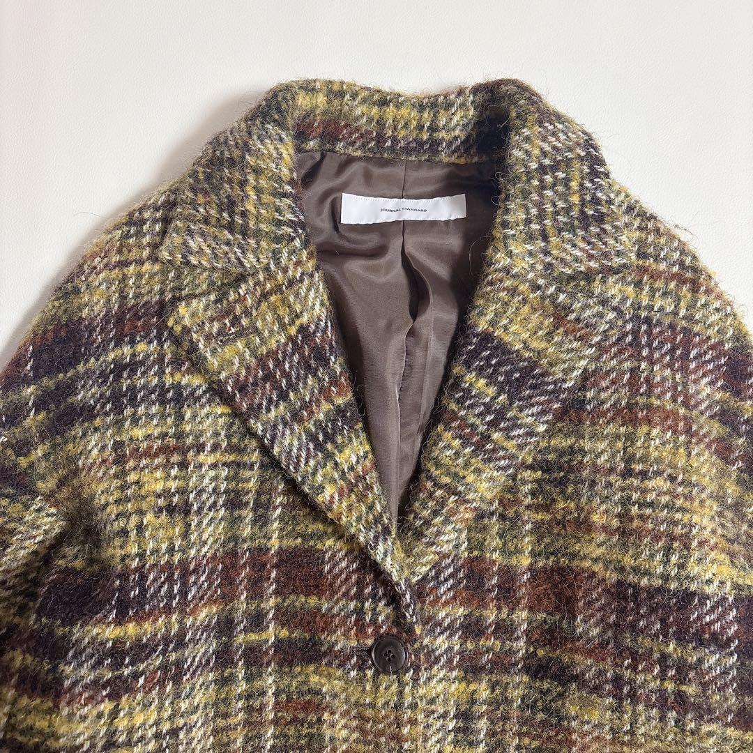 美品　2023 JOURNAL STANDARD ループツイードテーラーコート