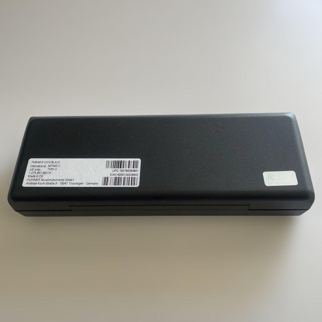 [未使用品] HOHNER ホーナー CX12 G調 クロマチックハーモニカ