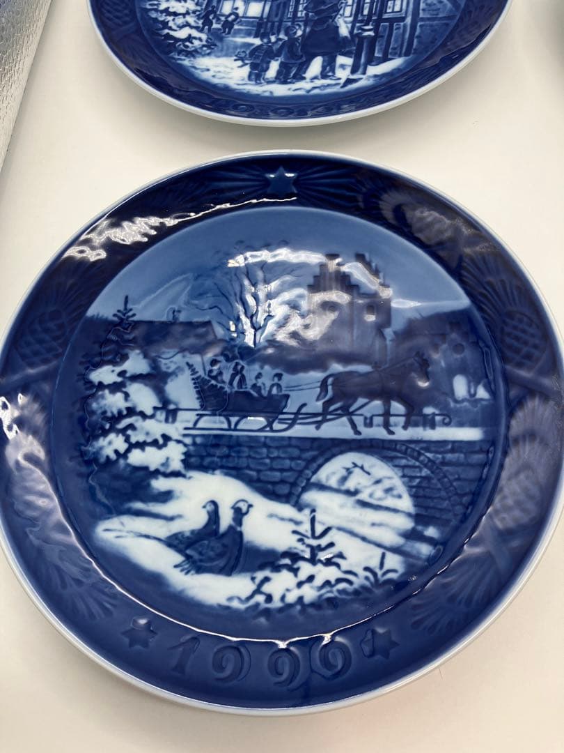 ロイヤルコペンハーゲン　イヤープレート　9枚 1991〜1999年　1990年代