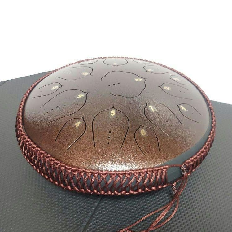 329】スチールタンドラム　大　30cm　Dキー15音　パンドラム　ハンドドラム