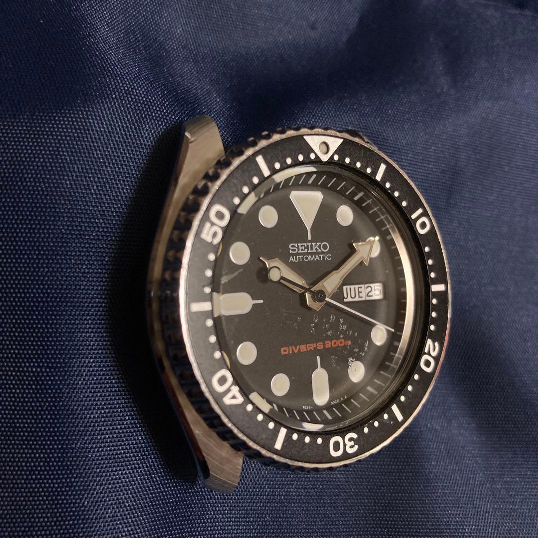 不動品　ジャンク　セイコーダイバー　SEIKO 7S26-0020 ブラック