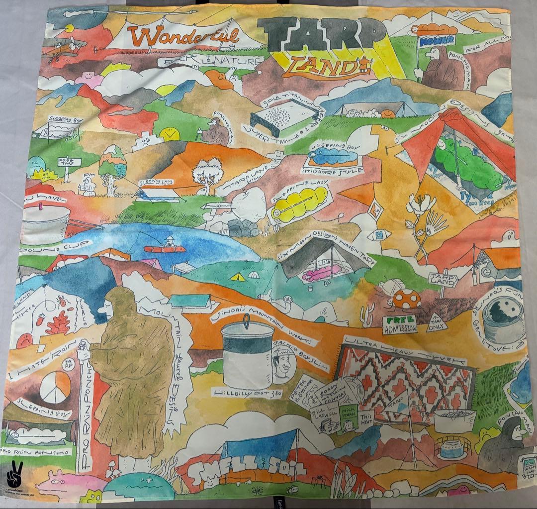 ジェリー鵜飼　ジンダイジマウンテンワークス　大判スカーフ