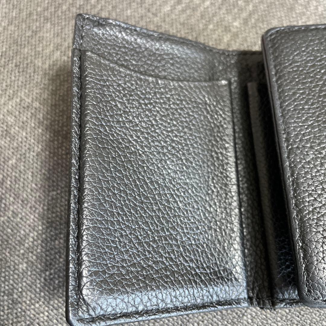 【MARY QUANT】ミニウォレット　財布　レター型　ブラック