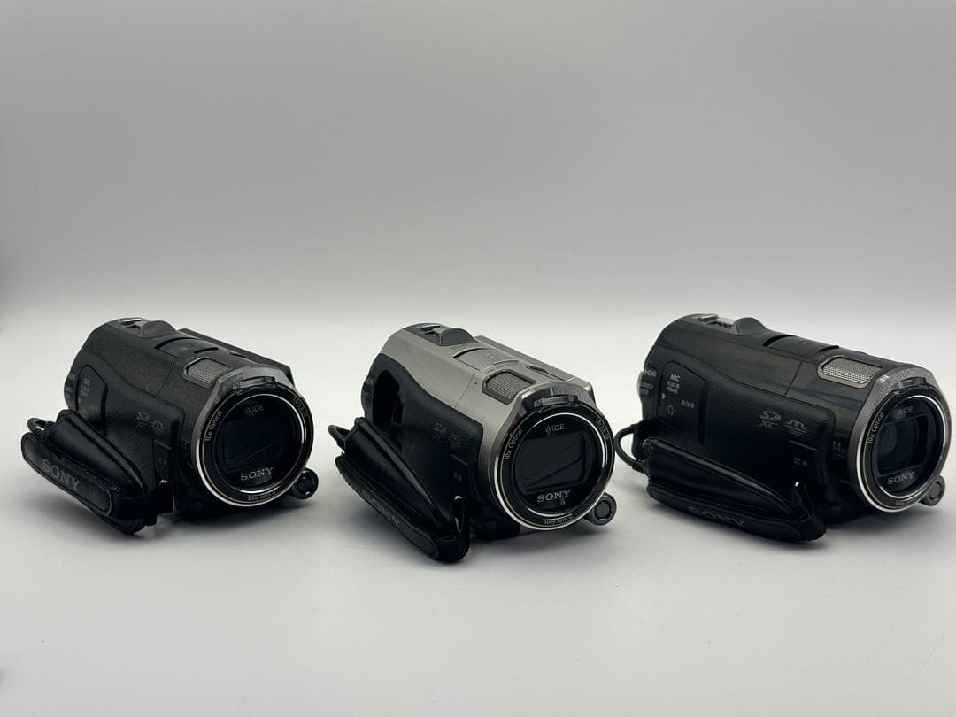 Sony 12.3 MEGA PIERS HiDビデオカメラ本体 3台セット
