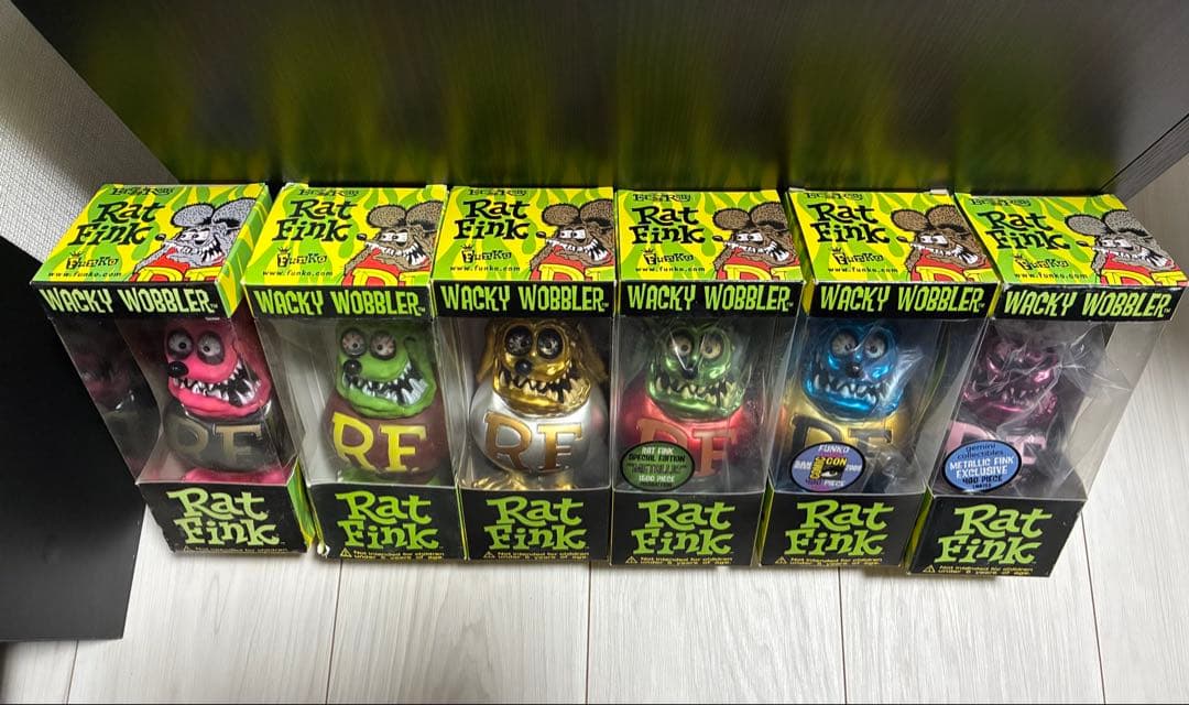 ★RATFINK★ フィギュア 【6体セット】 WACKY WOBBLER