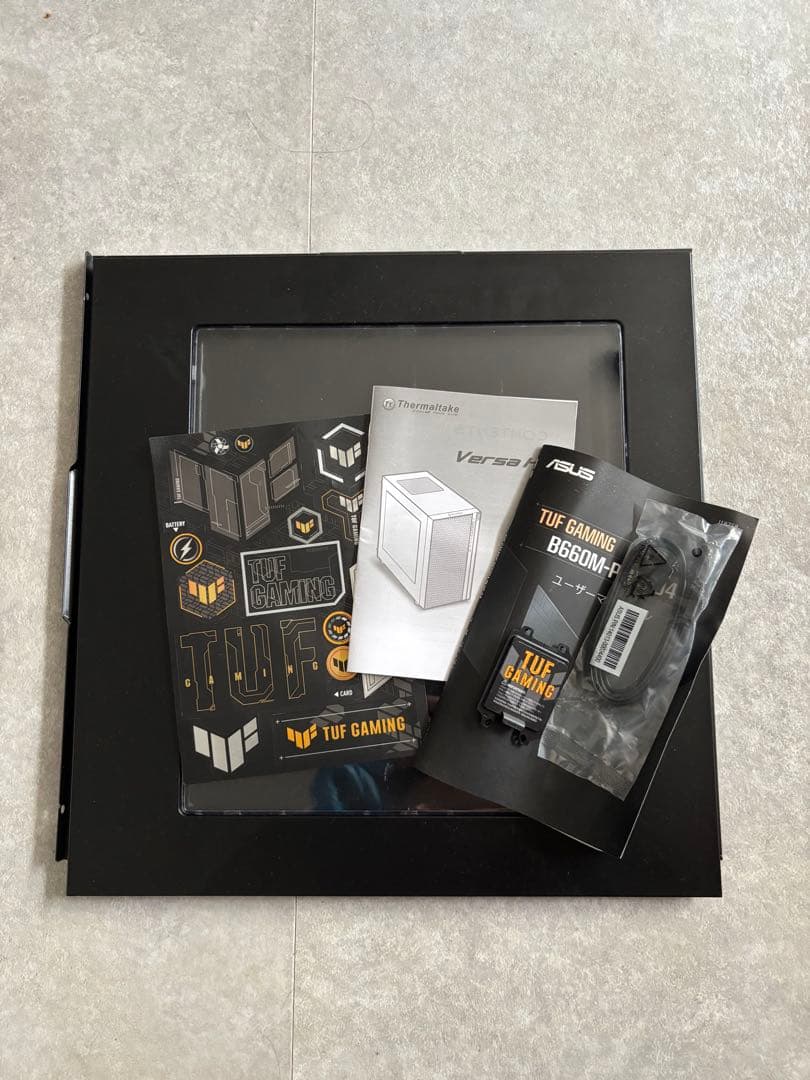 ASUS マザーボードb660m plus d4＋おまけPCケース