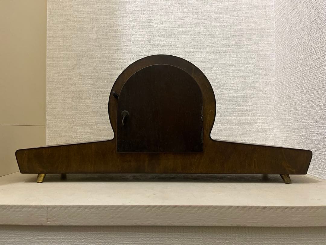 不動品 キンツレ ドイツ製 ウエストミンスターチャイム 日の出形置時計 ゼンマイ