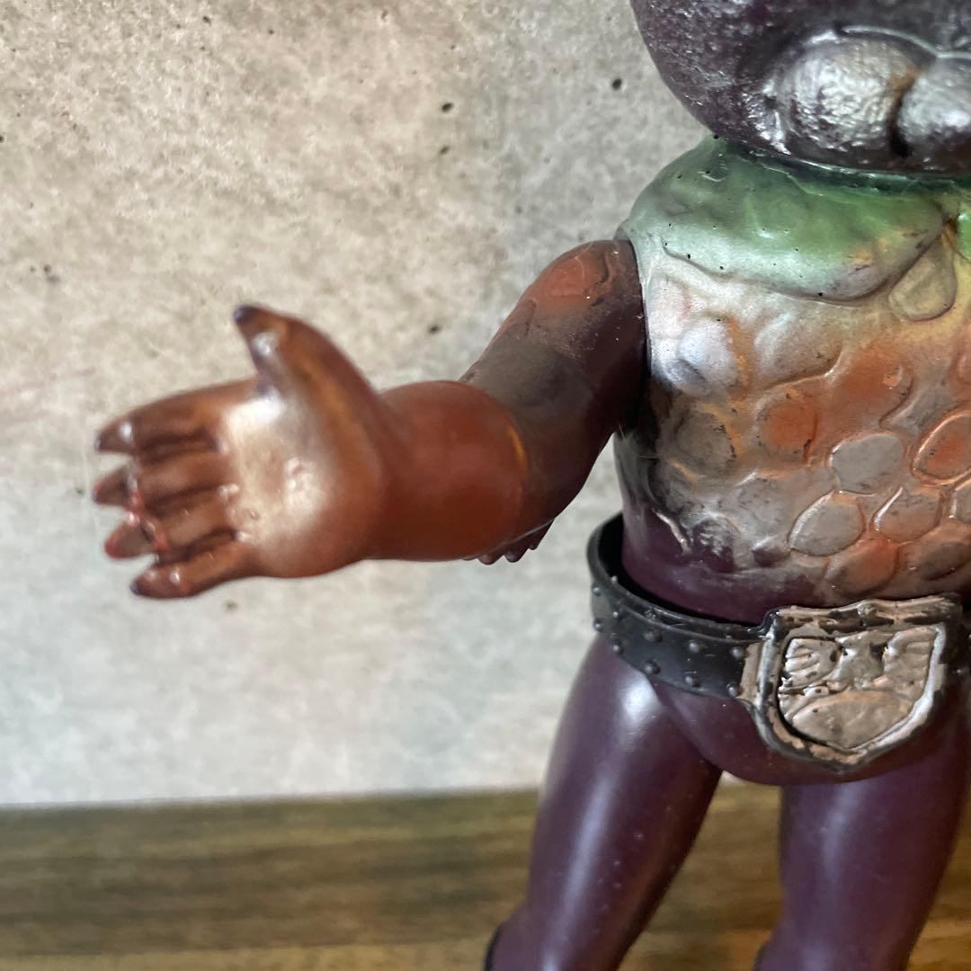 当時物　仮面ライダー怪人　アリキメデス　ソフビ ベルト長靴あり