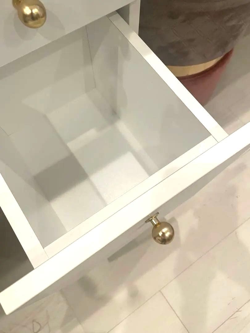 女優ミラーとセットで52000円も可◎Francfranc ドレッサーテーブル★