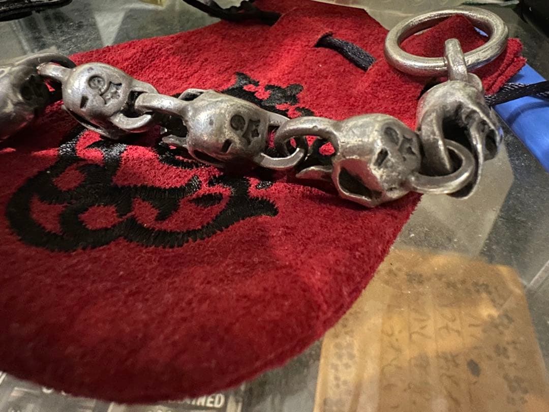 ガボール　インターナショナル　7スカルブレスレット