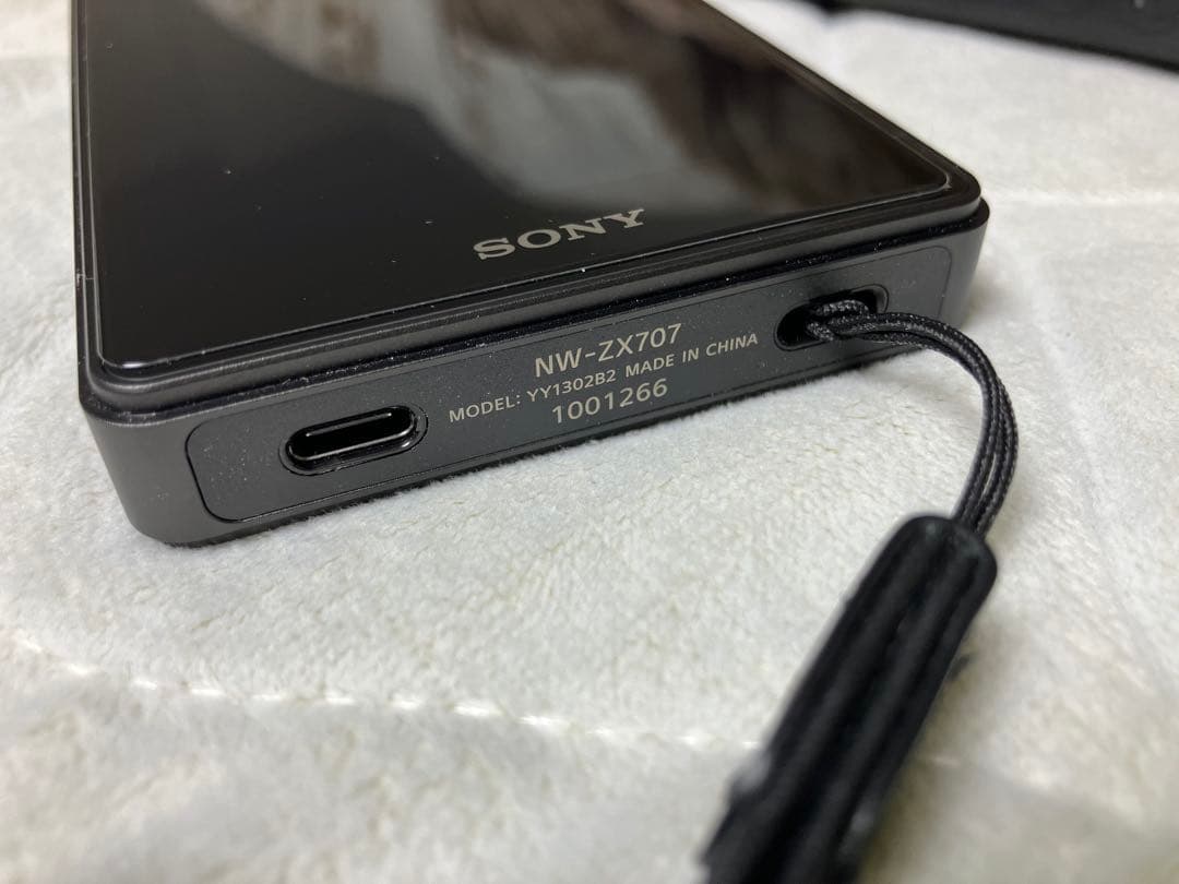 SONY ソニー ウォークマン NW-ZX707 純正レザーケース付