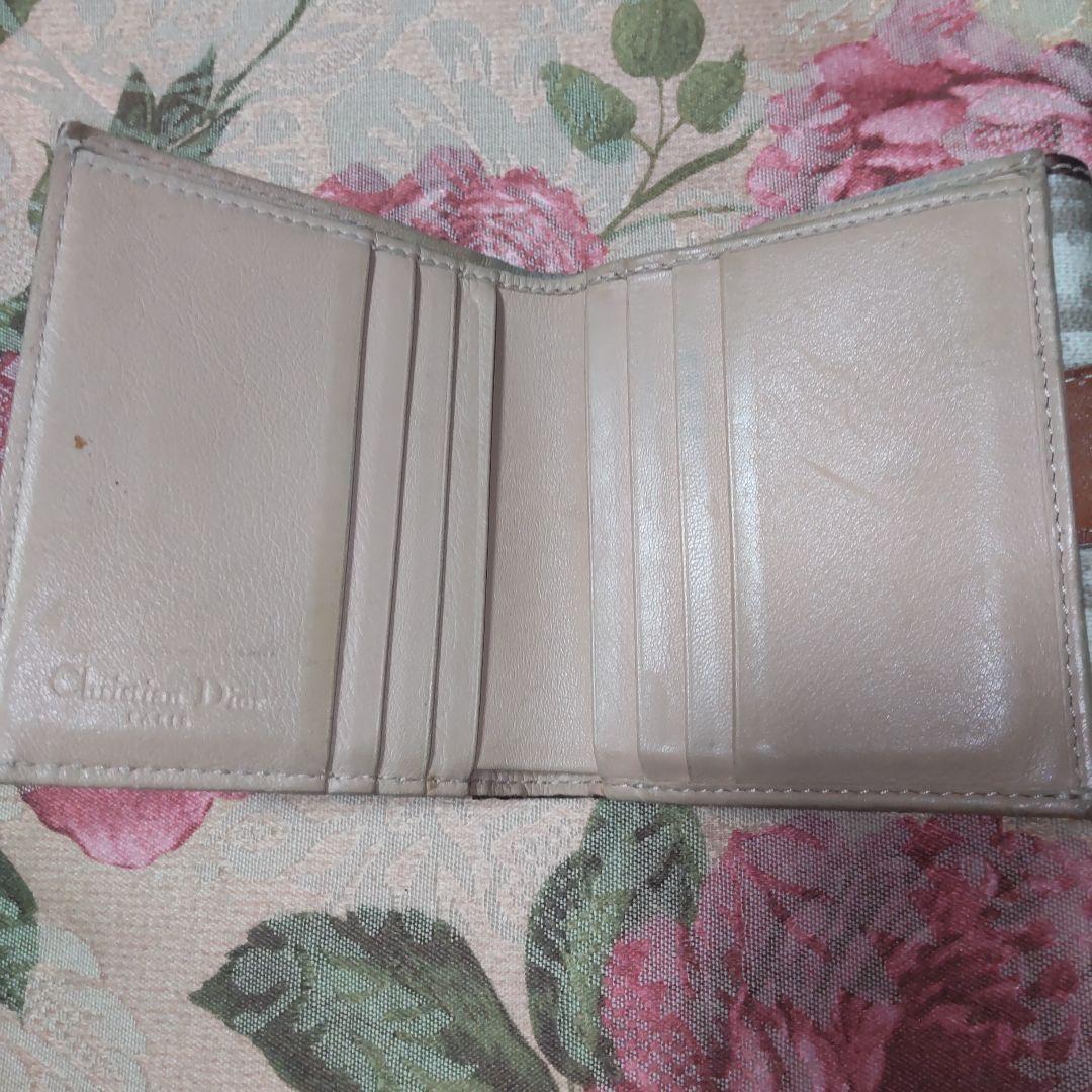 Christian Dior 二つ折り財布 ハートチャーム トロッター 希少