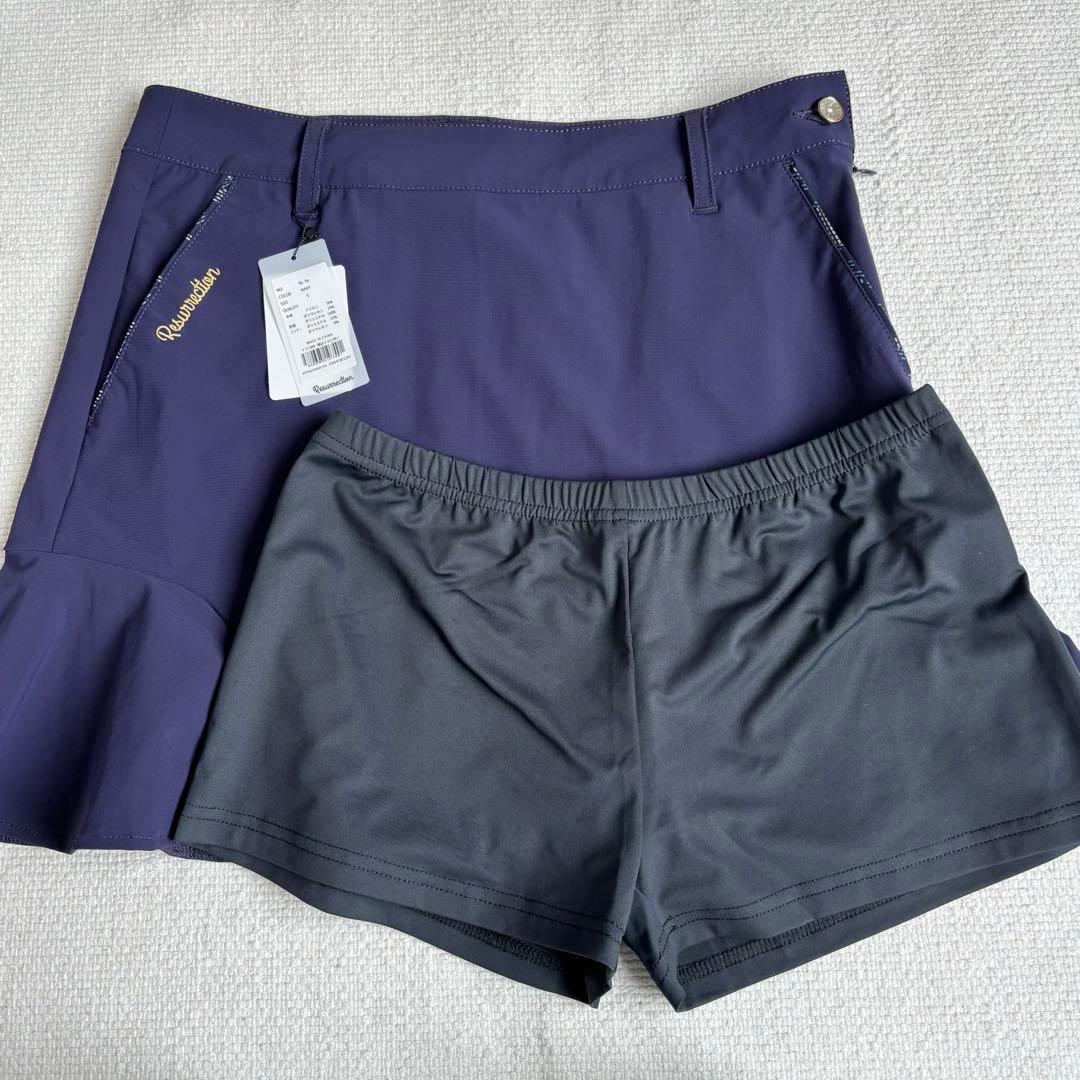 【Sサイズ】レザレクション ゴルフウェア インナーショーツ付き スカート