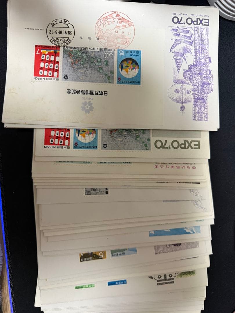 【早い者勝ち】使用済みレトロ封筒 アソートコレクション42枚