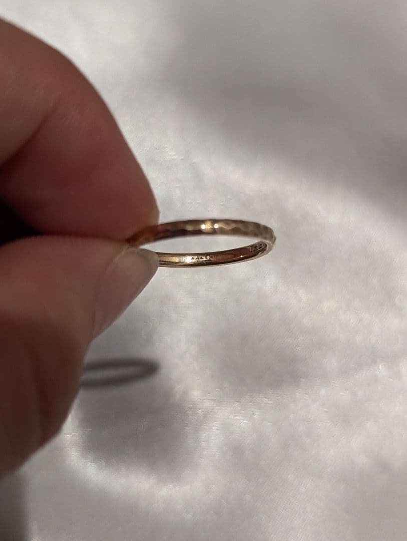 agete　メッセージリング　k10　11号