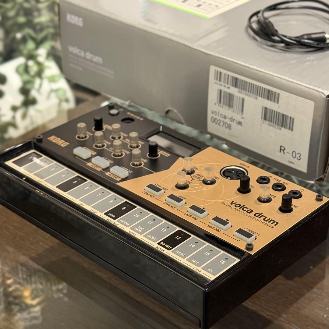 KORG volca drum デジタルシンセサイザー
