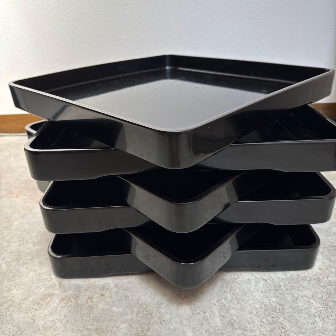 茶道具 真漆 尺壹 懐石膳 ６客