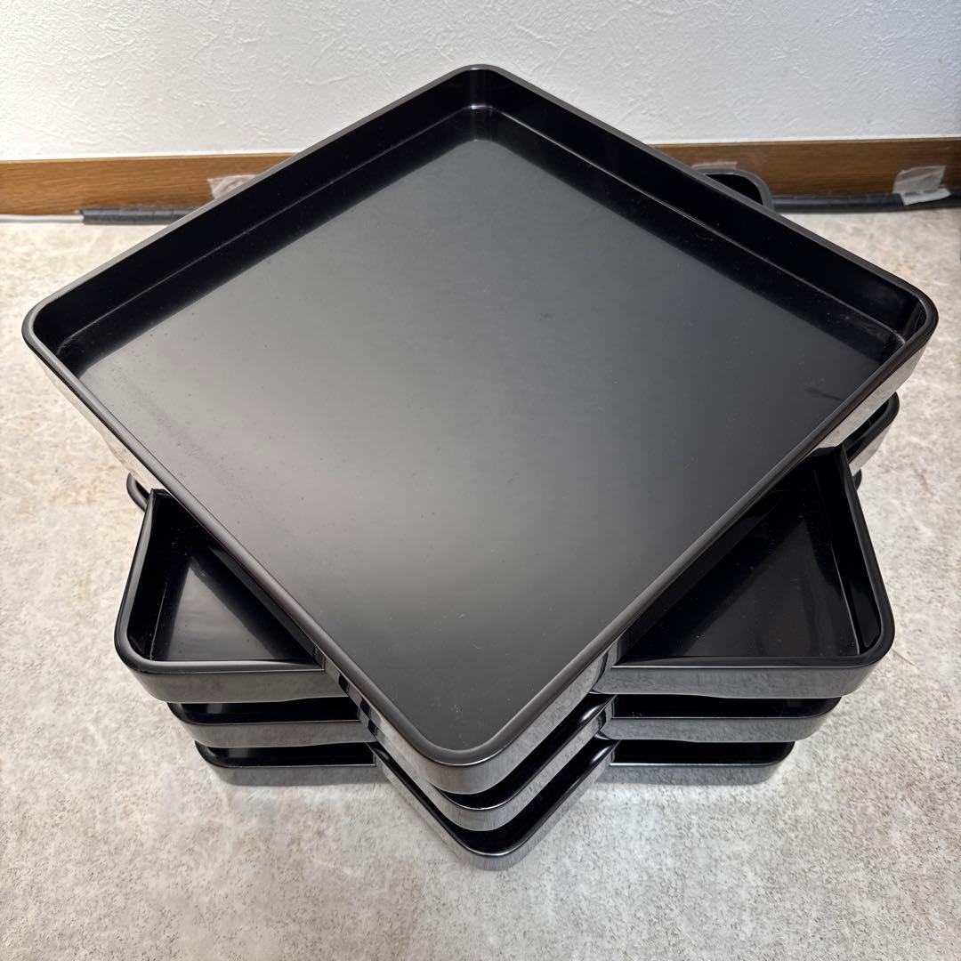 茶道具 真漆 尺壹 懐石膳 ６客