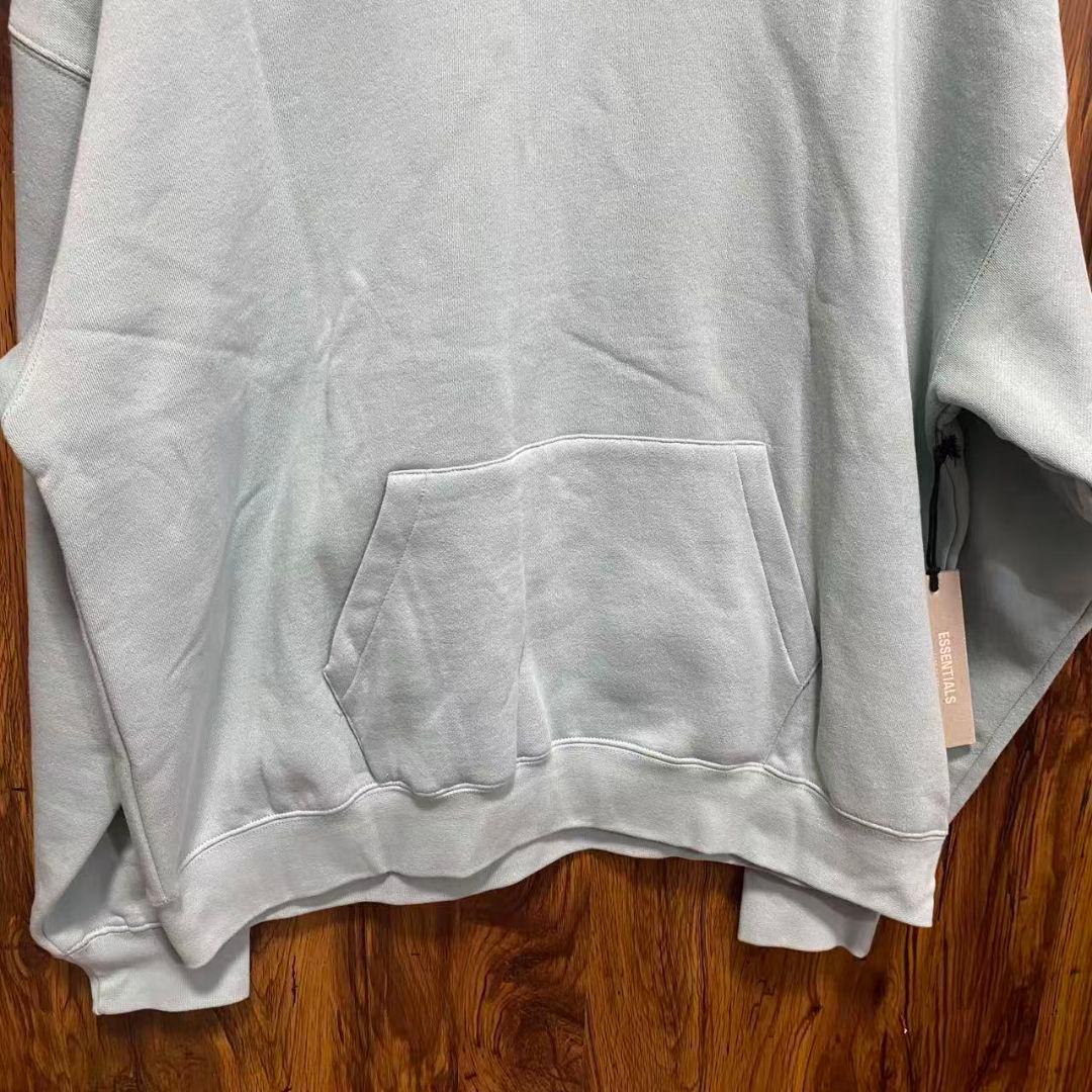 FOG FEAR OF GOD ESSENTIALS ロゴ パーカー グリーンS