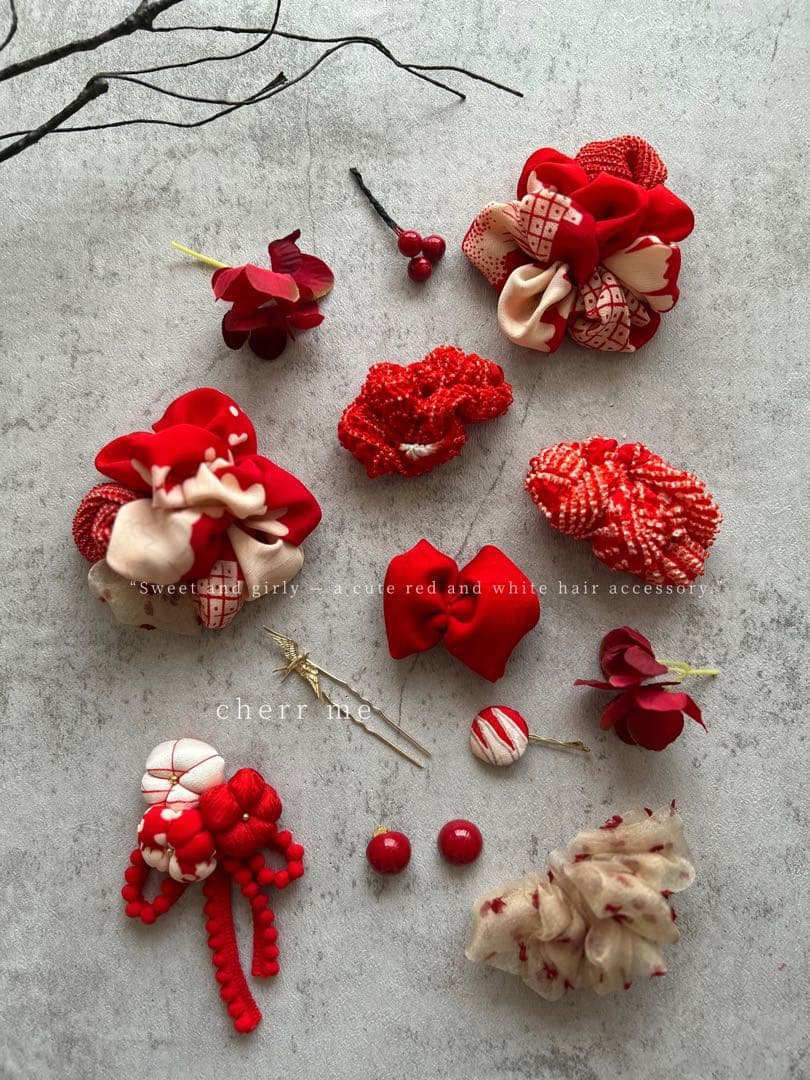 り*様 七五三　七五三髪飾り　ヘッドドレス　着物髪飾り　リメイク髪飾り　031