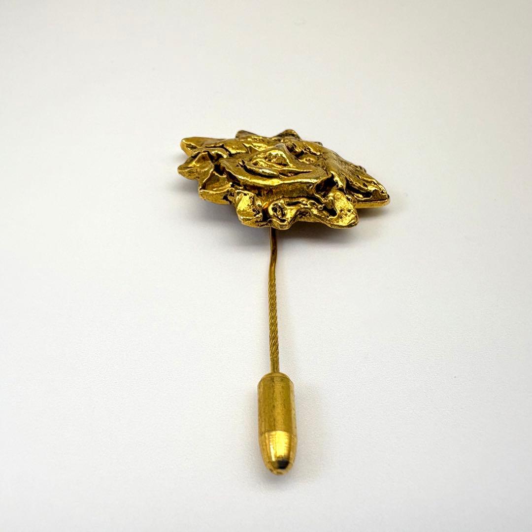 HERMES エルメス ピンブローチ 太陽モチーフ ヴィンテージ